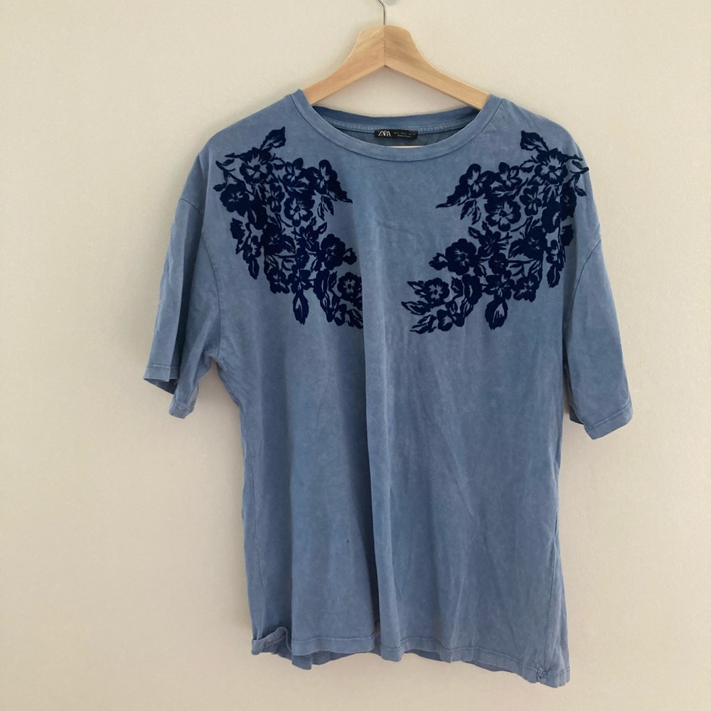 Zara shirt with decals